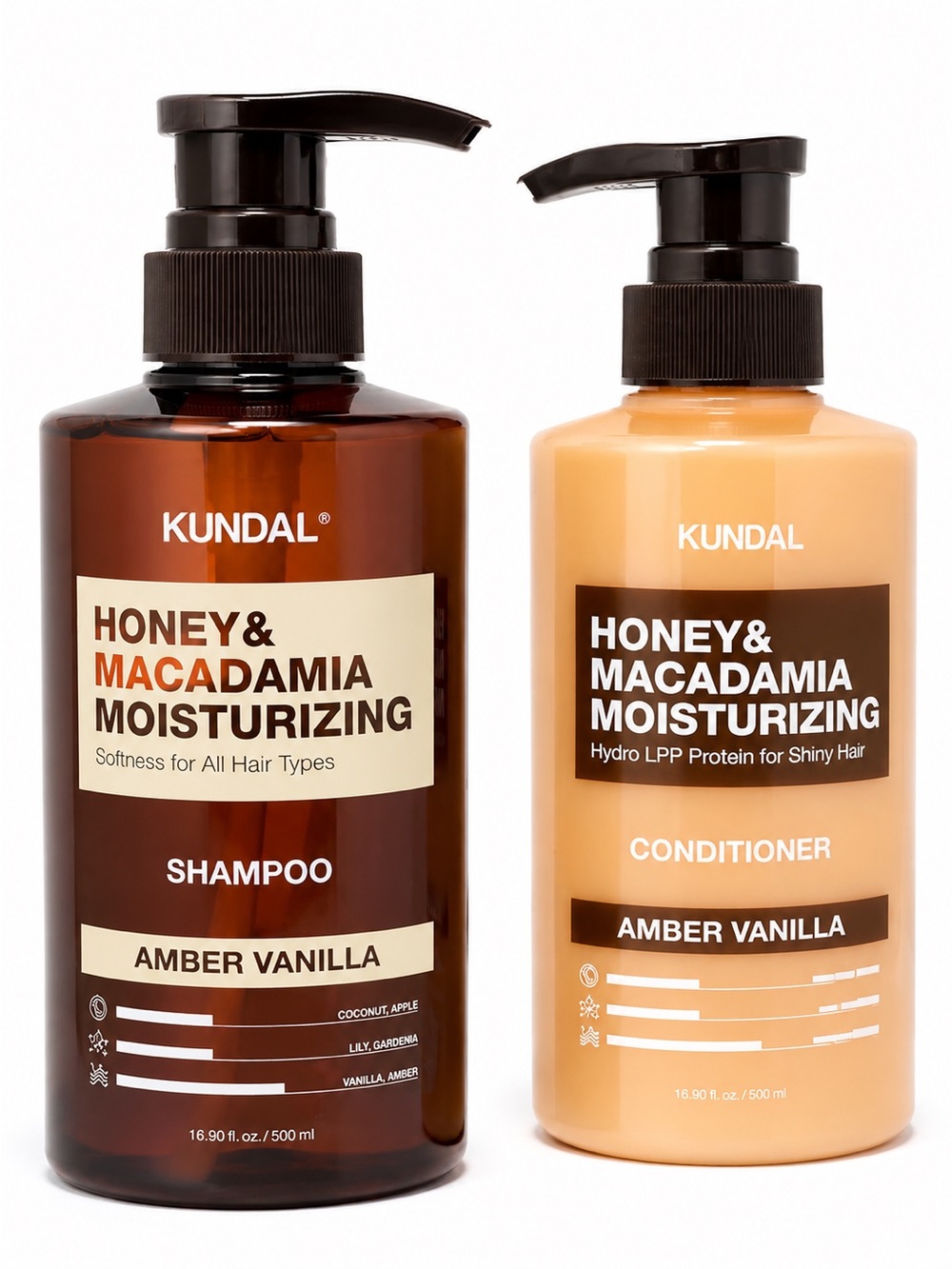 🔥BRAND NEW Kundal Honey & Macadamia Moisturizing Shampoo & Conditioner